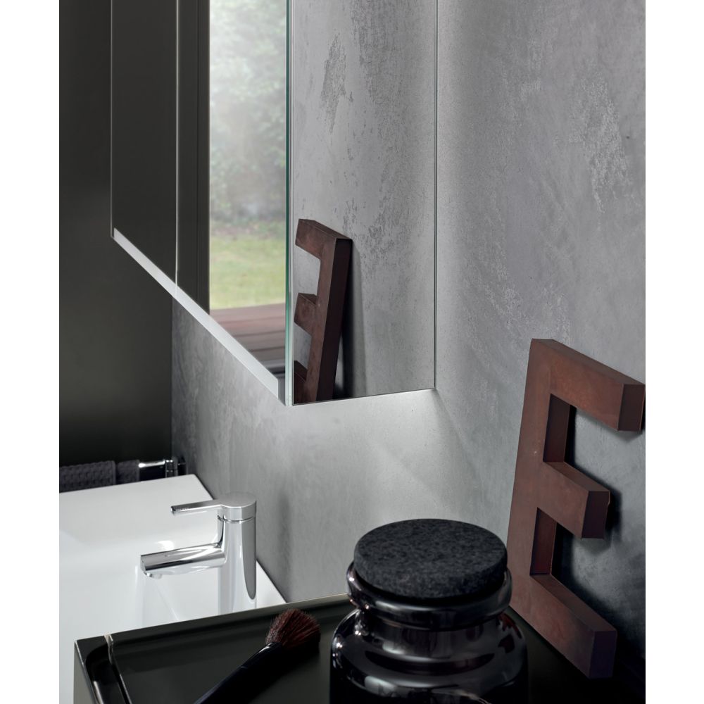 Зеркальный шкаф Geberit Option 75 см, хром, 500.205.00.1