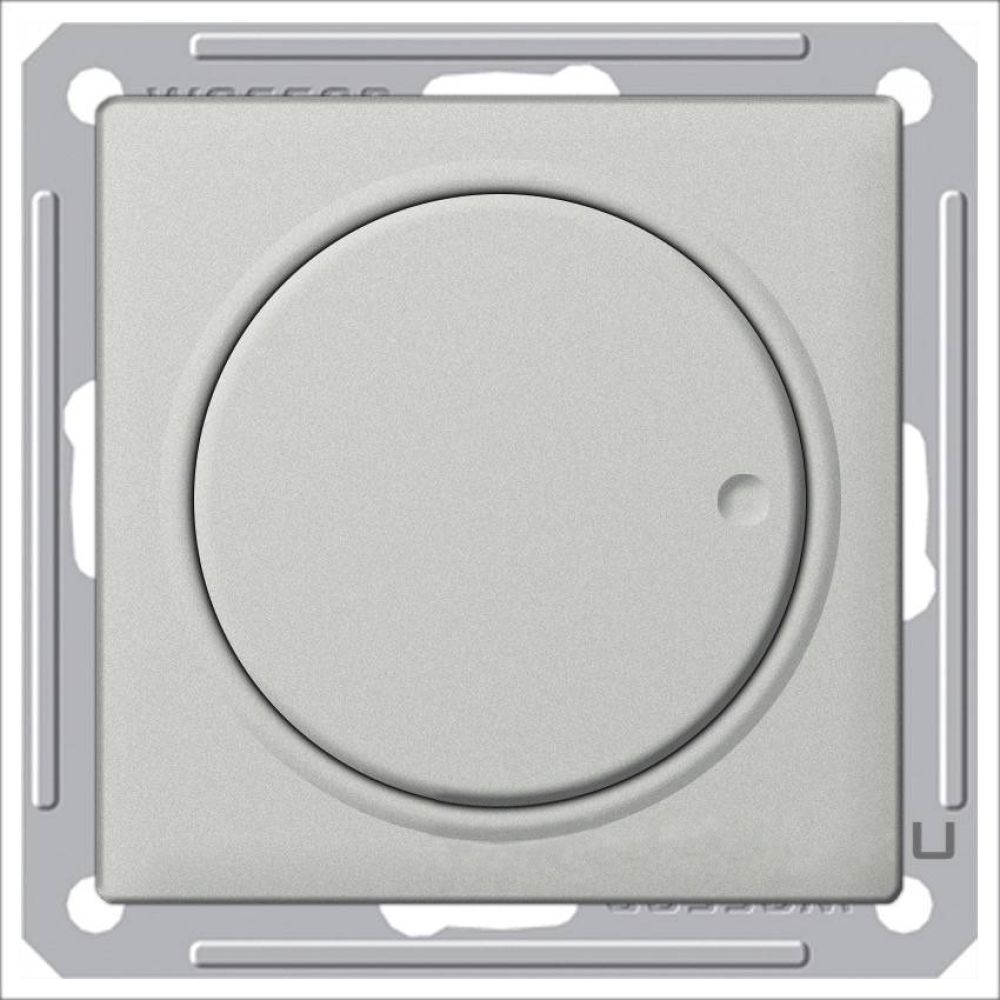 Светорегулятор (диммер) поворотный 300 Вт Systeme Electric (Schneider Electric) W59, матовый хром SR-5S0-5-86