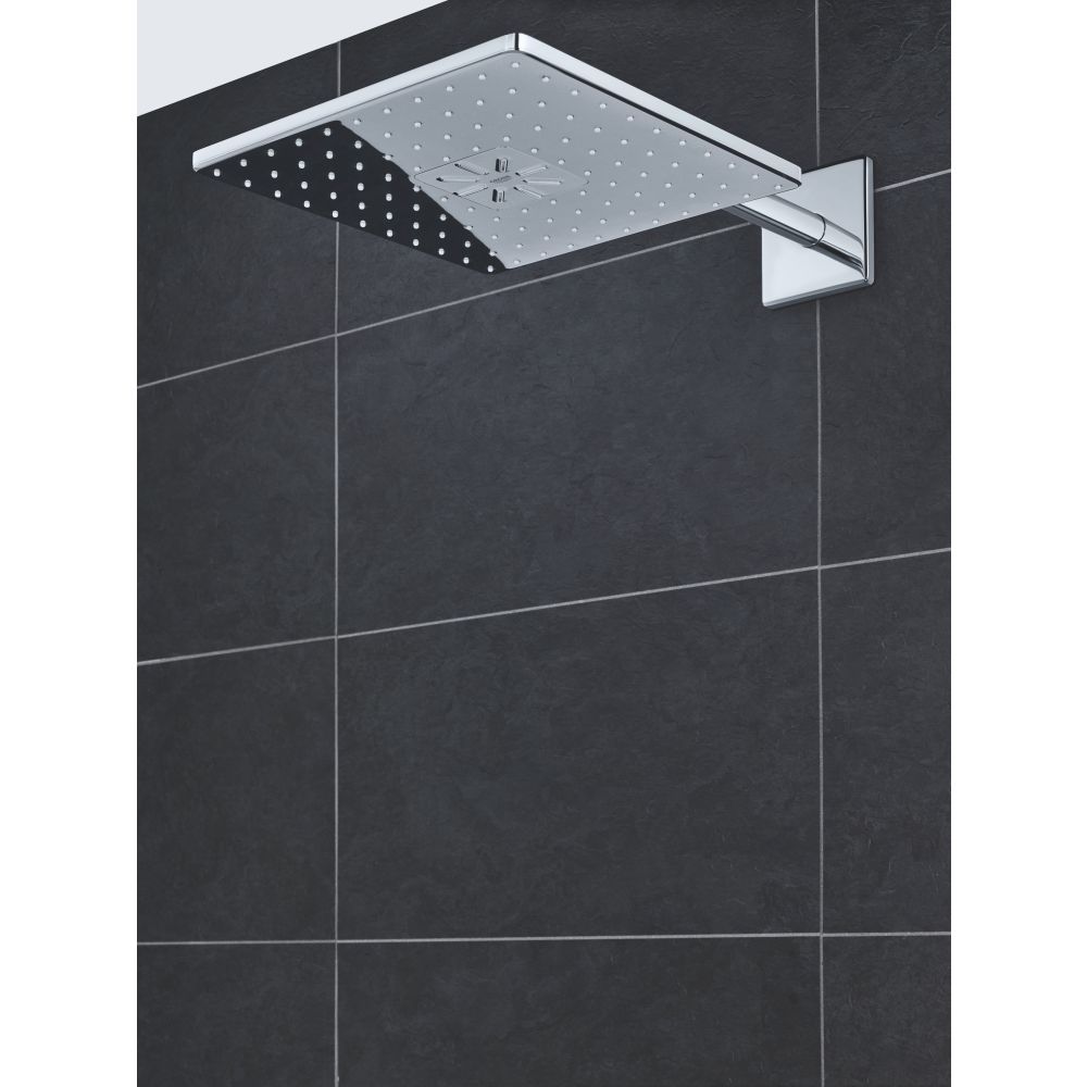 Верхний душ GROHE Rainshower SmartActive 310 Cube, 2 режима, 430 мм, хром (26479000)