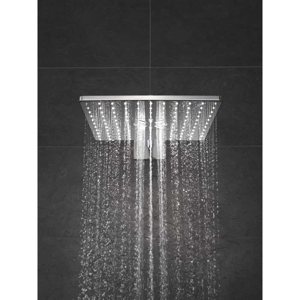 Верхний душ GROHE Rainshower SmartActive 310 Cube, 2 режима, 430 мм, хром (26479000)