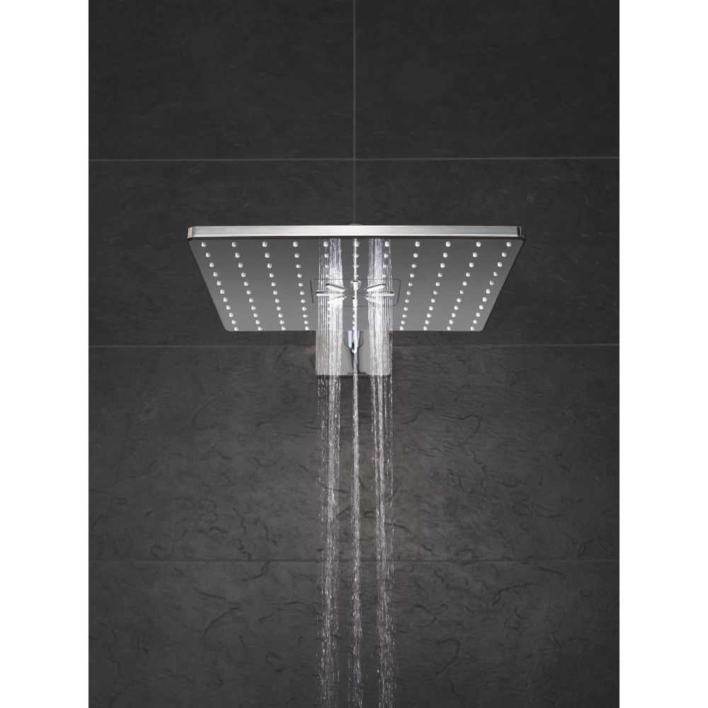 Верхний душ GROHE Rainshower SmartActive 310 Cube, 2 режима, 430 мм, хром (26479000)