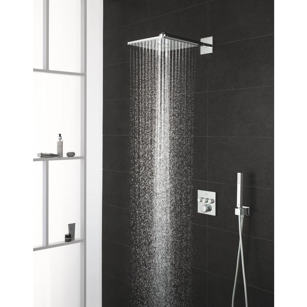 Верхний душ GROHE Rainshower SmartActive 310 Cube, 2 режима, 430 мм, хром (26479000)