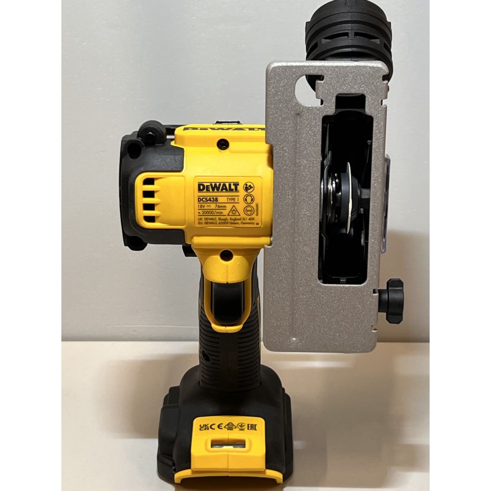Аккумуляторная отрезная машина DEWALT DCS438N, 18 В, 76 мм, 20000 об/мин, без АКБ и ЗУ (УЦЕНЕННЫЙ ТОВАР) (DCS438N-XJ/U)