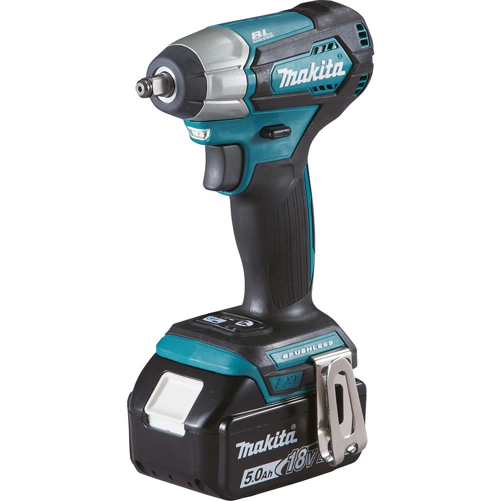 Аккумуляторный ударный гайковерт Makita 3/8" LXT, 18В, 180 Нм, 2400 об/мин, DTW180RFE