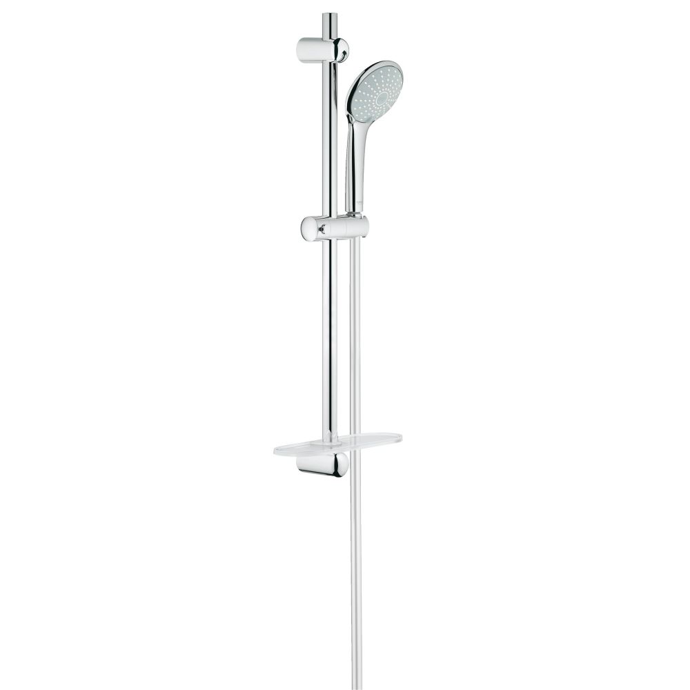Душевой гарнитур GROHE Euphoria 110 Duo с мыльницей, 2 режима струи, душевая штанга 600 мм, 16,6 л/мин, хром (27230001)