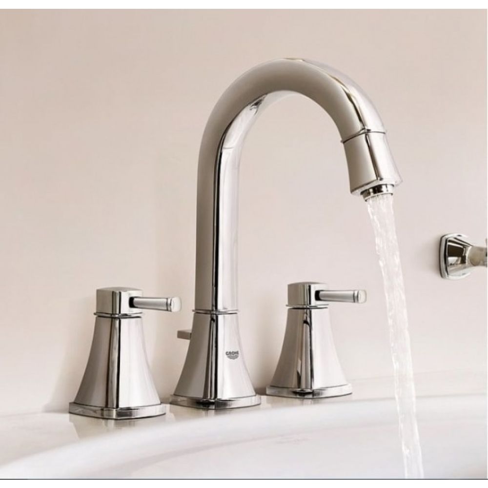 Смеситель для раковины GROHE Grandera на 3 отверстия, M-size, хром (20389000)