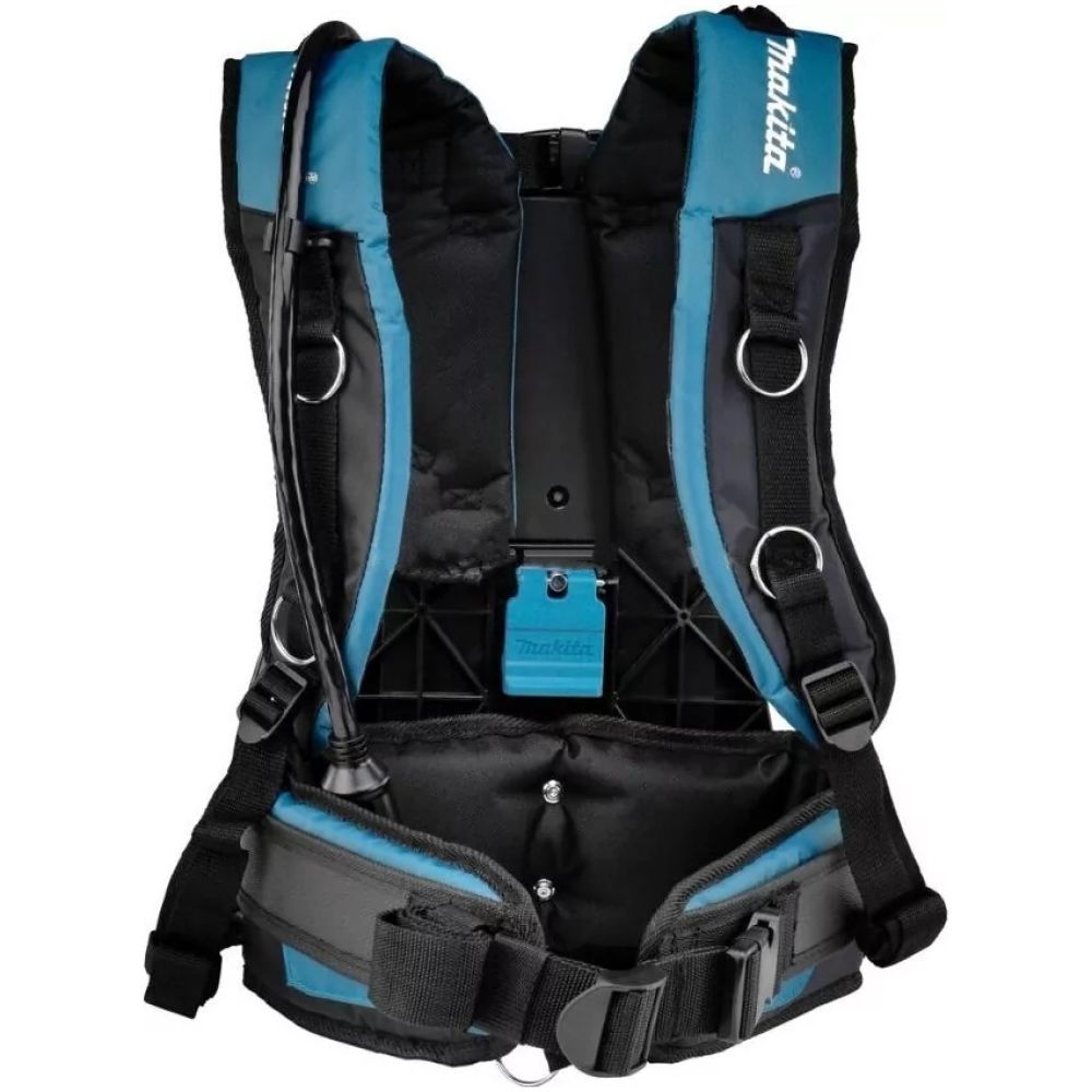 Ранцевый адаптер для аккумуляторов Makita PDC01, на 4 АКБ, с адаптерами на 18 и 36 В, с 4 АКБ 5 Ач и ЗУ, 191C90-3