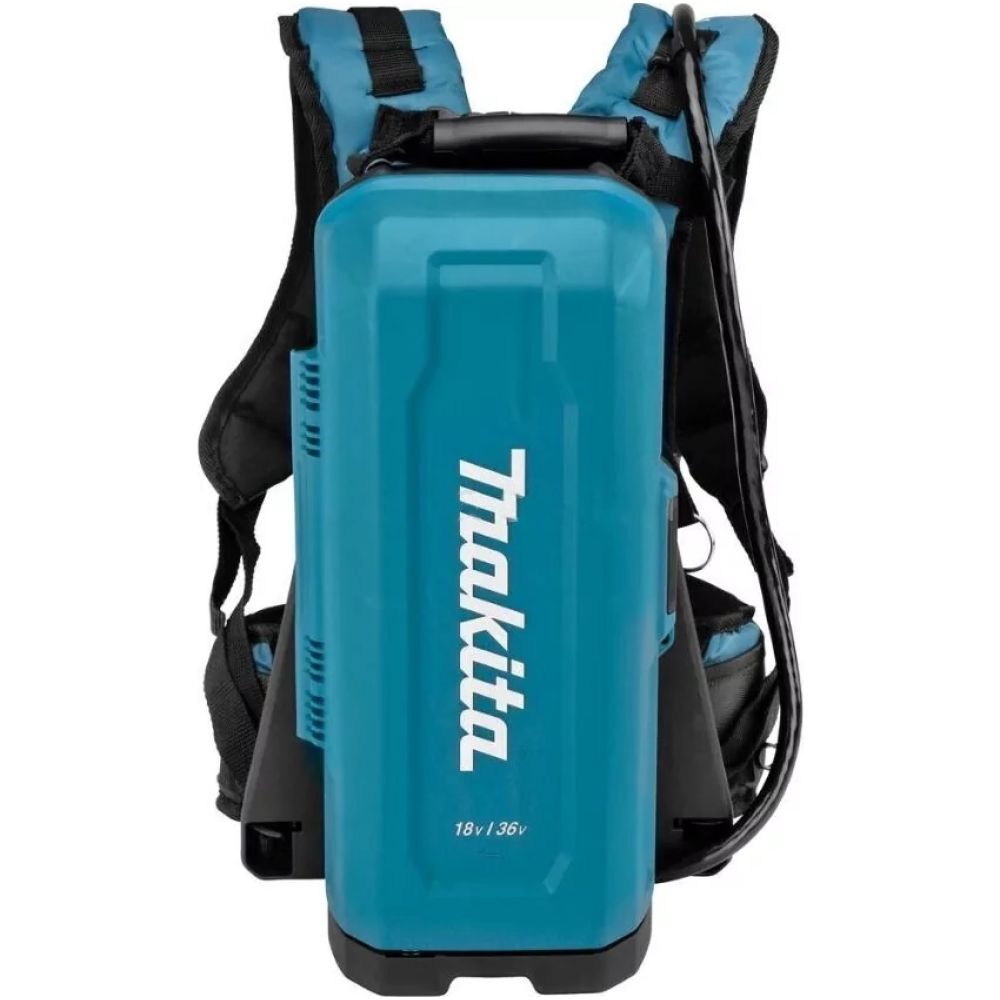 Ранцевый адаптер для аккумуляторов Makita PDC01, на 4 АКБ, с адаптерами на 18 и 36 В, с 4 АКБ 5 Ач и ЗУ, 191C90-3