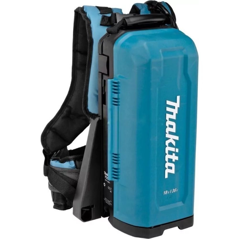 Ранцевый адаптер для аккумуляторов Makita PDC01, на 4 АКБ, с адаптерами на 18 и 36 В, с 4 АКБ 5 Ач и ЗУ, 191C90-3