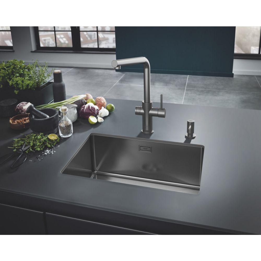 Дозатор жидкого мыла GROHE Cosmopolitan, темный графит матовый, (40535AL0)