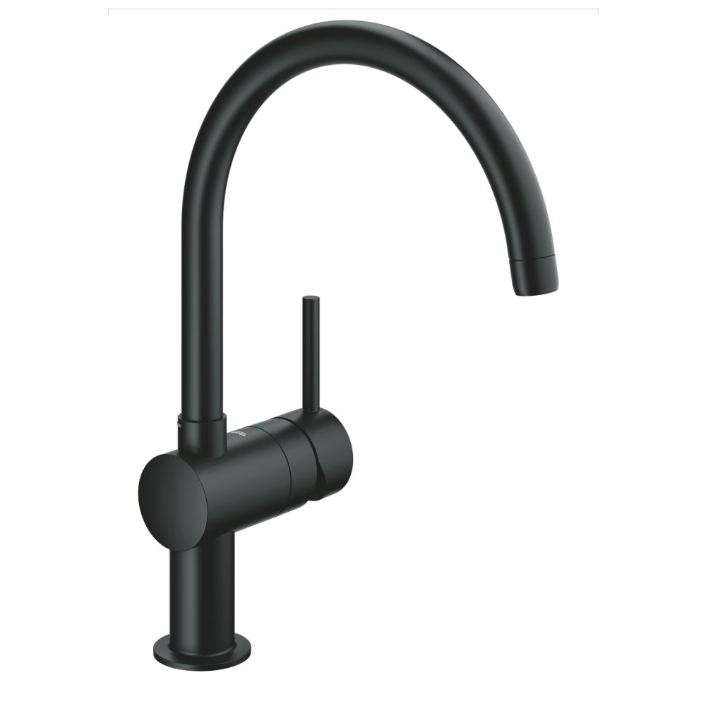 Смеситель для кухни GROHE Minta, черный бархат (32917KS0)