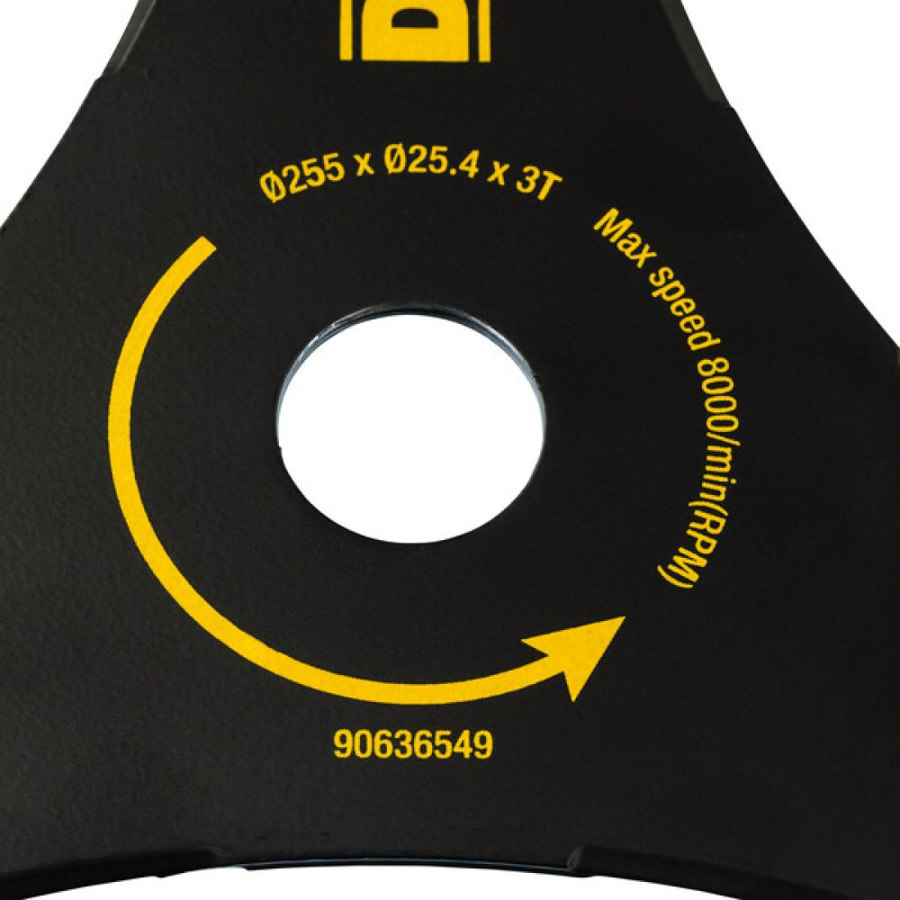 Нож для триммера 3-х лучевой DEWALT DT20653 25,5 см, для DCM571N