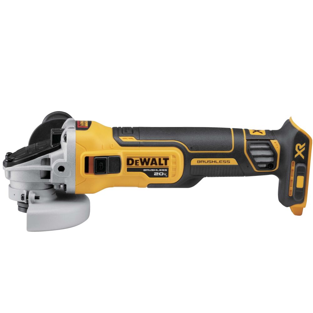 Аккумуляторная угловая шлифмашина DEWALT DCG405N, 20 В, 100 мм, 9000 об/мин, без АКБ и ЗУ (DCG405N-A9)