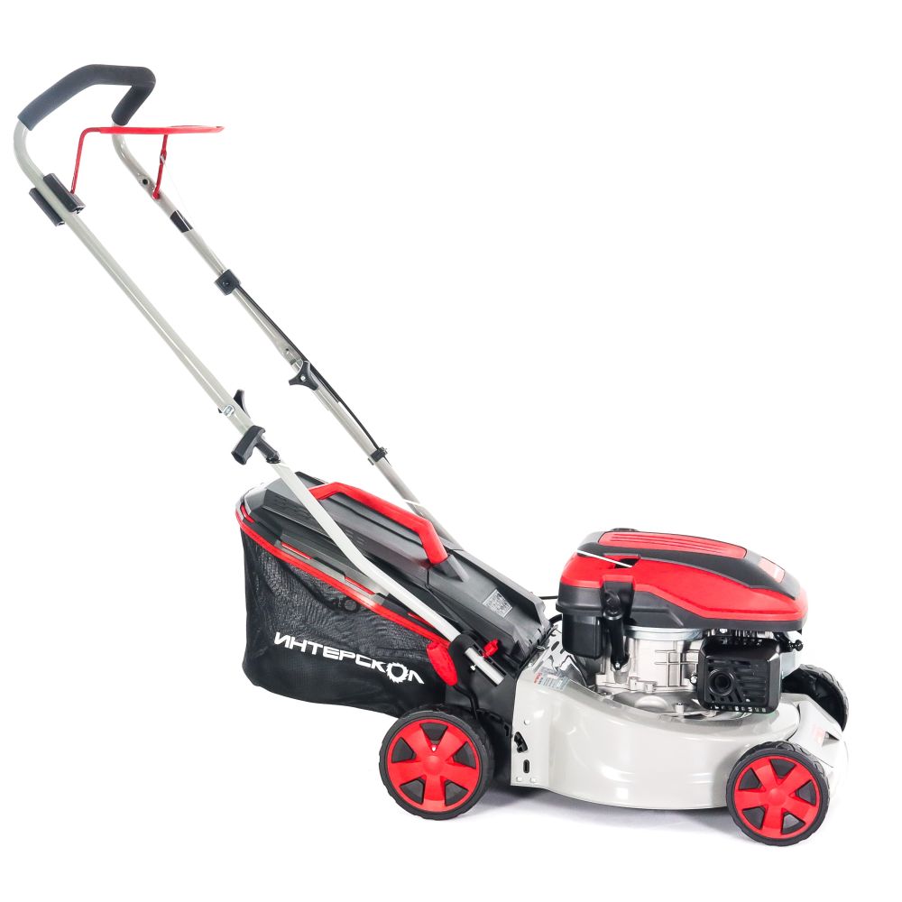 Бензиновая газонокосилка ИНТЕРСКОЛ ГБ-42/145, 3.5 л.с., 145 см³, 3000 об/мин, 40 л (923.0.0.70)