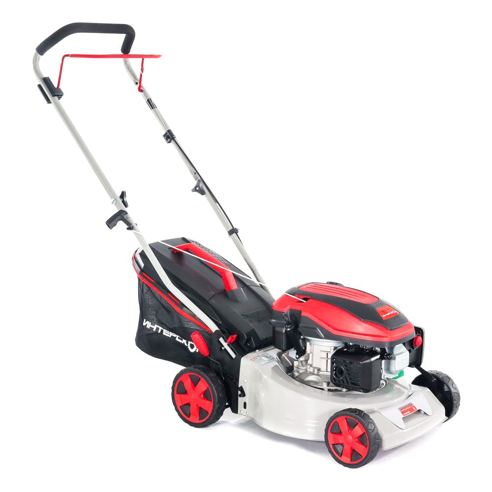 Бензиновая газонокосилка ИНТЕРСКОЛ ГБ-42/145, 3.5 л.с., 145 см³, 3000 об/мин, 40 л (923.0.0.70)