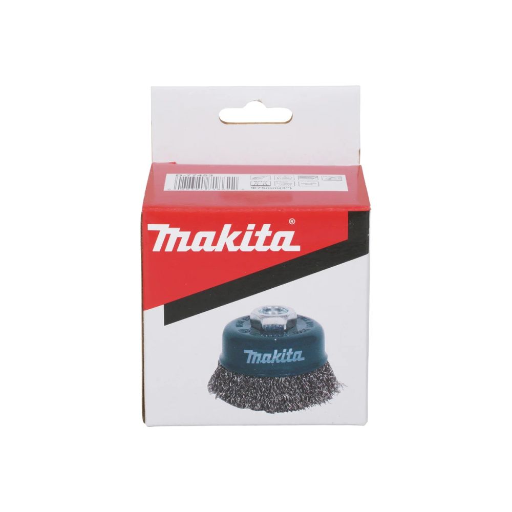 Щетка проволочная чашечная Makita 75 мм, D-77453