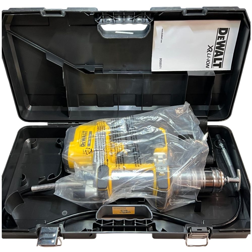 Аккумуляторный смазочный пистолет DEWALT DCGG571NK, 18 В, без АКБ и ЗУ, в кейсе (DCGG571NK-XJ/U), уцененный товар
