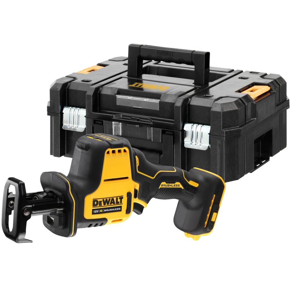 Аккумуляторная сабельная пила DEWALT DCS369NT, 18 В, 2800 ход/мин, 16 мм, без АКБ и ЗУ, в кейсе TSTAK (DCS369NT-XJ)