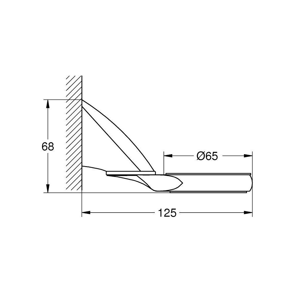 Держатель для стакана GROHE Chiara, хром (40323000)