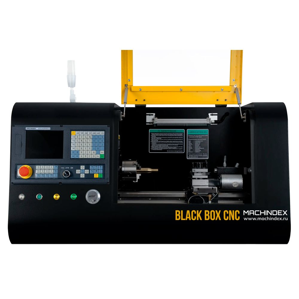 Станок токарный настольный с ЧПУ MACHINDEX BLACKBOX (с пневматическим патроном)