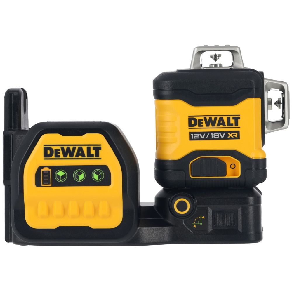 Аккумуляторный лазерный нивелир DEWALT DCE089D1G18, 12/18 В, зеленый луч, 35 м, с АКБ 2 Ач и ЗУ, в кейсе TSTAK (DCE089D1G18-QW)