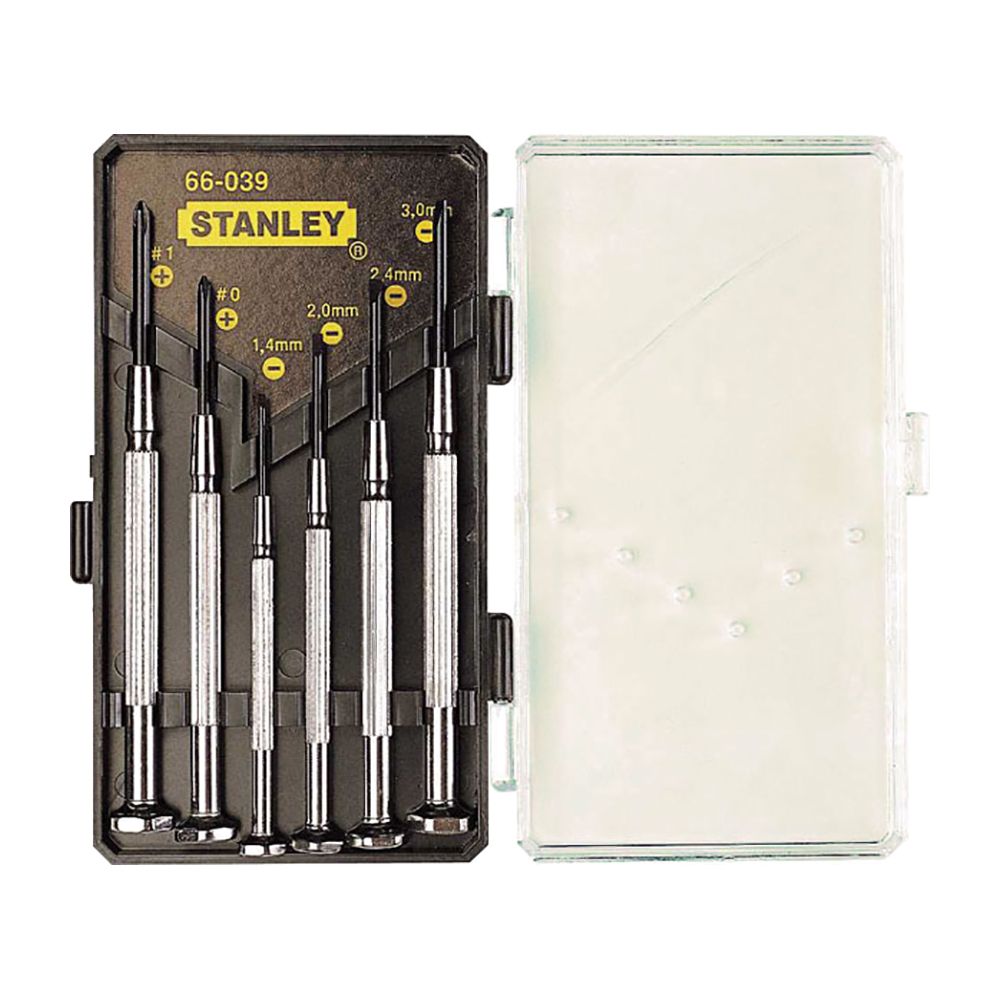 Набор из 6 отверток для точной механики STANLEY 1-66-039