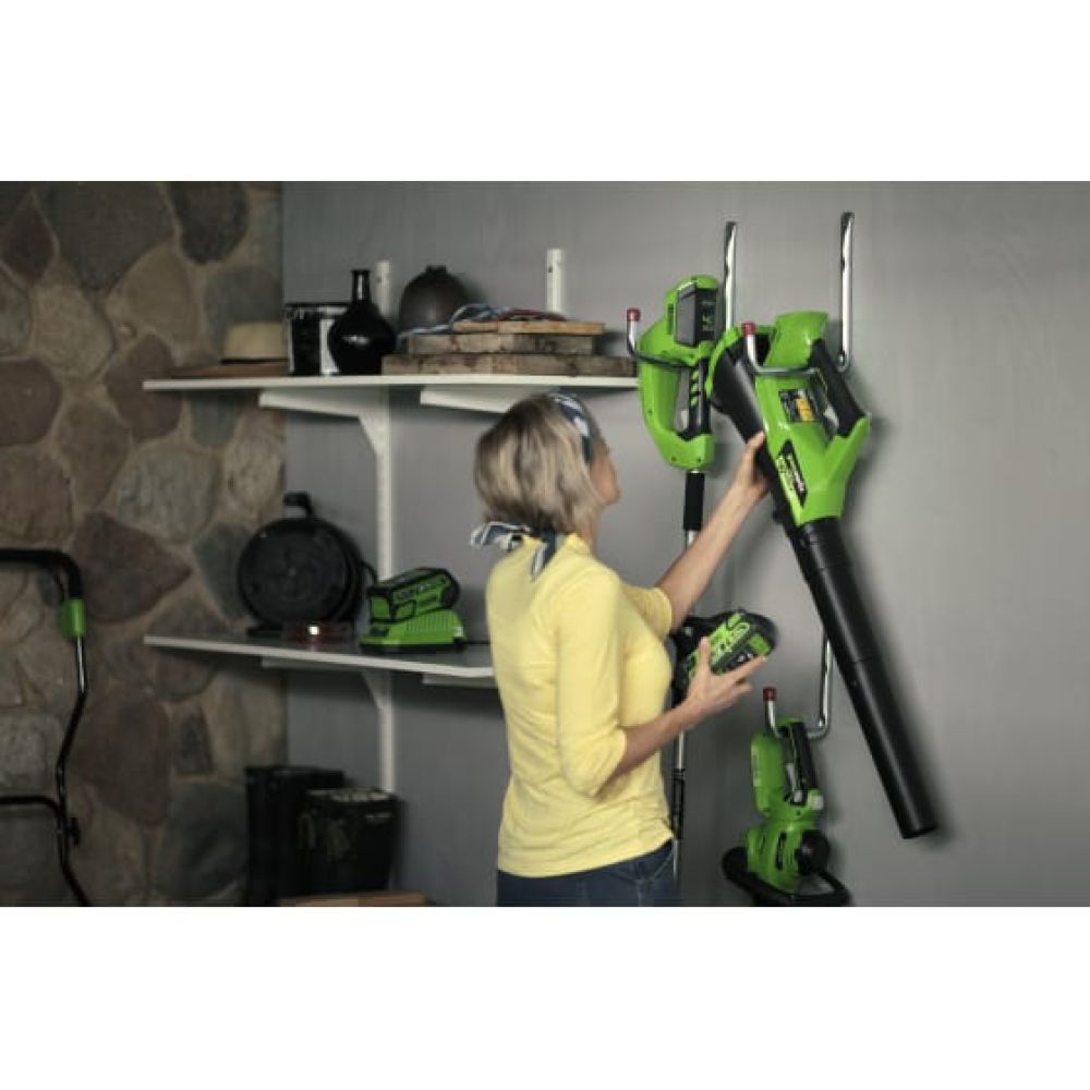 Воздуходувка Greenworks G40AB, 40V, с АКБ 4 Ач и ЗУ, (2400807UB)