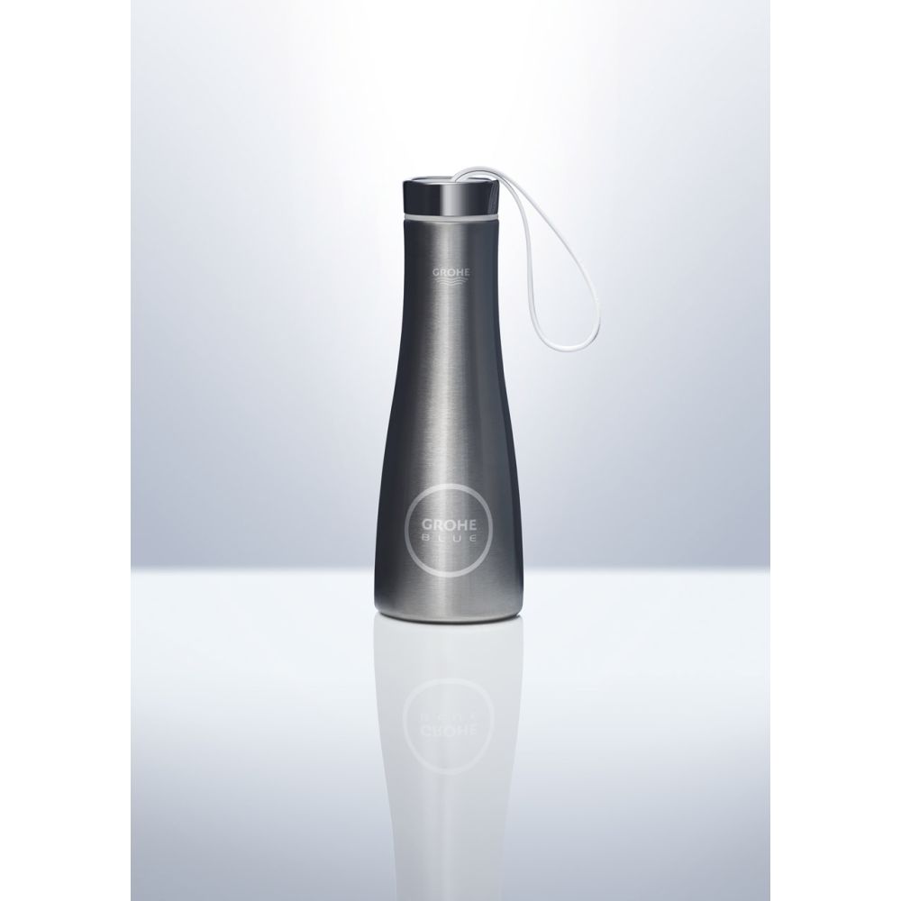 Бутылка для питьевой воды GROHE Blue, нержавеющая сталь (40848SD0)