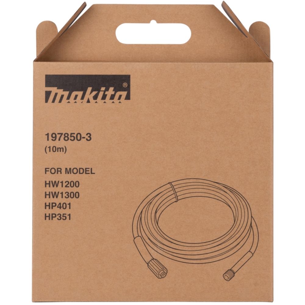 Шланг для моек высокого давления Makita 197850-3, для GWH01, HW1200/1300 и HP351/401, 10 м