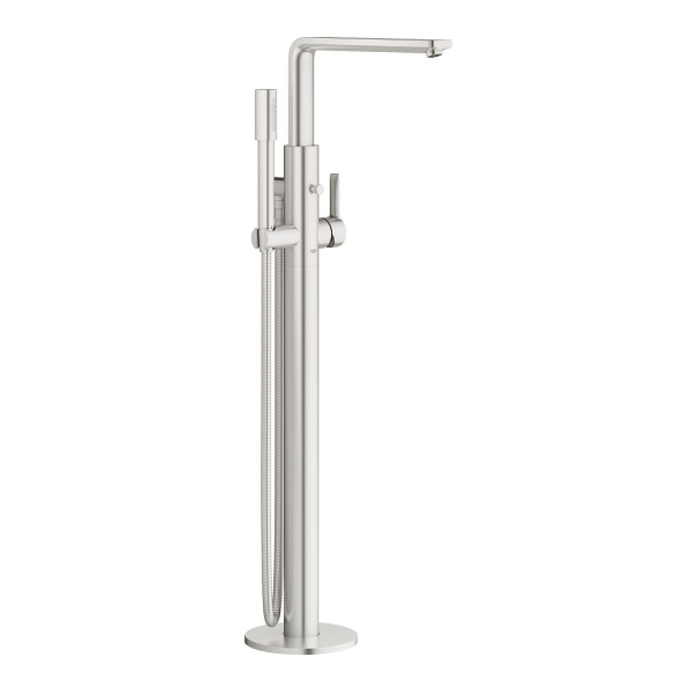 Внешняя часть смесителя для ванны GROHE Lineare напольного монтажа, суперсталь (23792DC1)