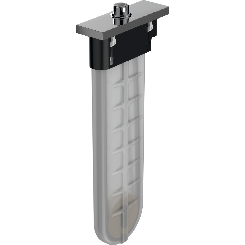 Внешняя монтажная часть hansgrohe sBox с прямоугольной розеткой 28010000, хром