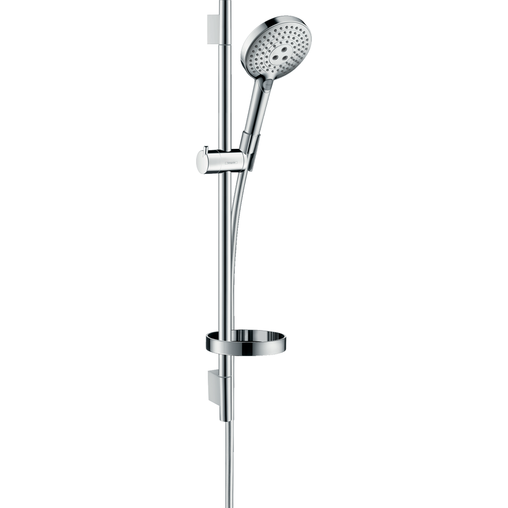 Душевой гарнитур hansgrohe Raindance Select S 120 3jet со штангой 65 см и мыльницей 26630000, хром