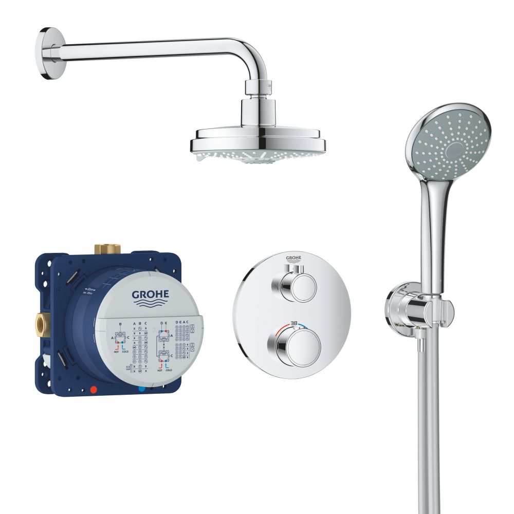 Набор для комплектации душа с Rainshower Cosmopolitan 160, GROHE Grohtherm Convent (34735000)