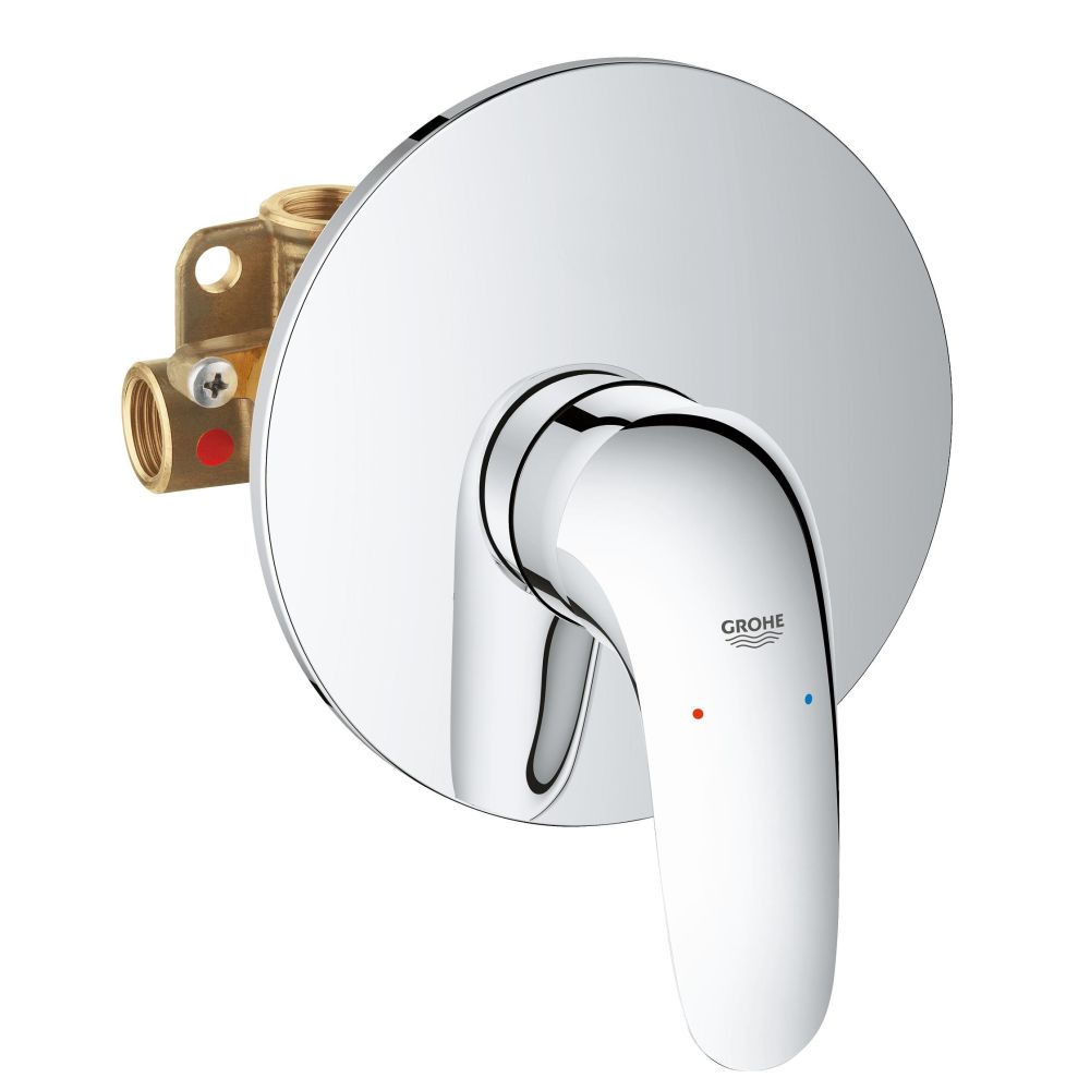 Смеситель для душа GROHE Eurostyle в комплекте с монтажной частью, хром (23725003)