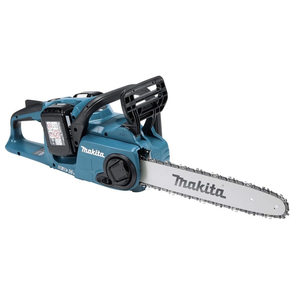 Аккумуляторная цепная пила Makita DUC353RF2, 2x18 В, 35 см, 20 м/с, с 2 АКБ 3 Ач и ЗУ