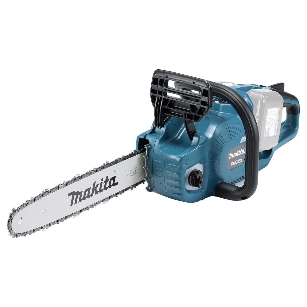 Аккумуляторный набор садовой техники Makita, 18 В: цепная пила DUC353 + воздуходув DUB362Z, без АКБ и ЗУ