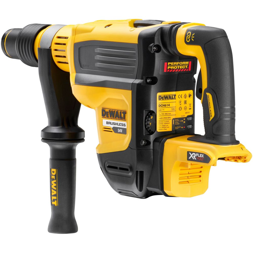 Аккумуляторный перфоратор DEWALT DCH614X1, 54 В, 10.5 Дж, 2900 уд/мин, с АКБ 3 Ач и ЗУ (DCH614X1N-XJ)
