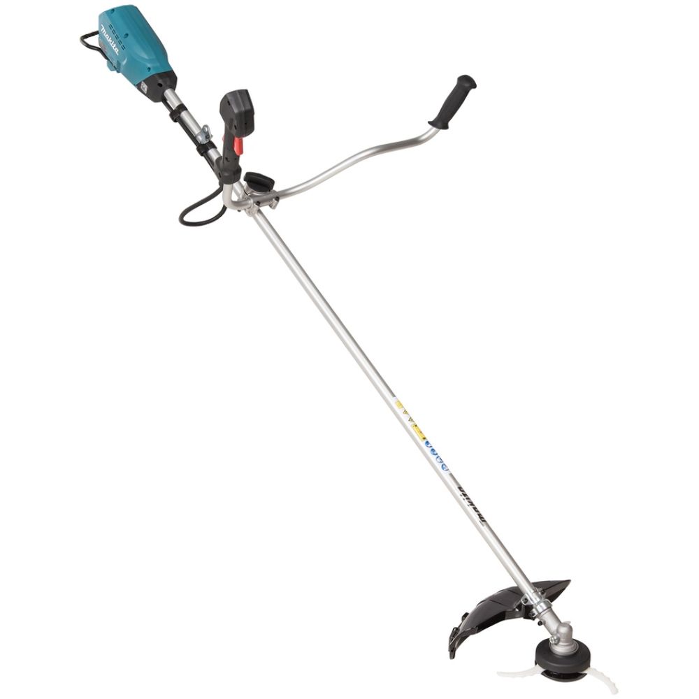 Аккумуляторный набор садовой техники Makita, 40 В: газонокосилка LM003 + триммер UR016, с АКБ 4 Ач и ЗУ