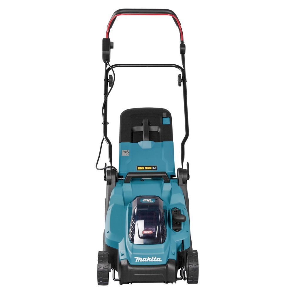 Аккумуляторный набор садовой техники Makita, 40 В: газонокосилка LM003 + триммер UR016, с АКБ 4 Ач и ЗУ