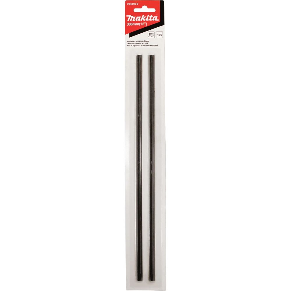 Нож для рейсмусового станка Makita, для 2012 и 2012NB, 306 мм, 2 шт., 793346-8