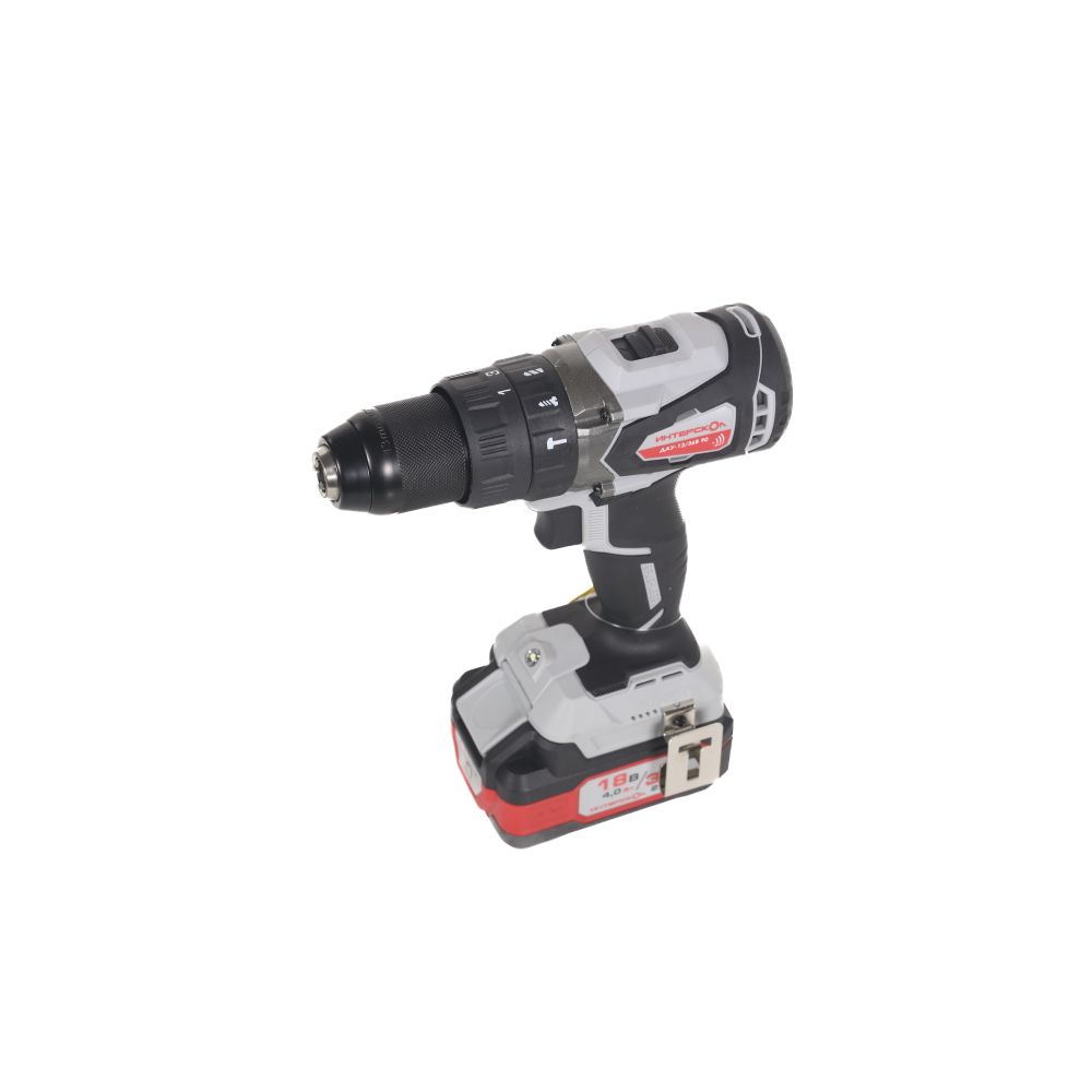 Ударная дрель-шуруповерт ИНТЕРСКОЛ ДА-13/36В 90, 36 В, 2000 об/мин, 30000 уд/мин, с 2 АКБ 2 Ач и ЗУ, в кейсе (860.2.2.70)