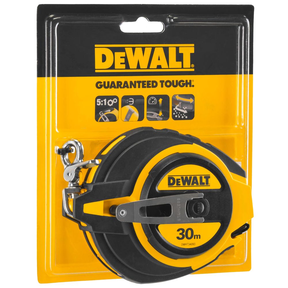 Длинная рулетка DEWALT DWHT0-34093, 30 м