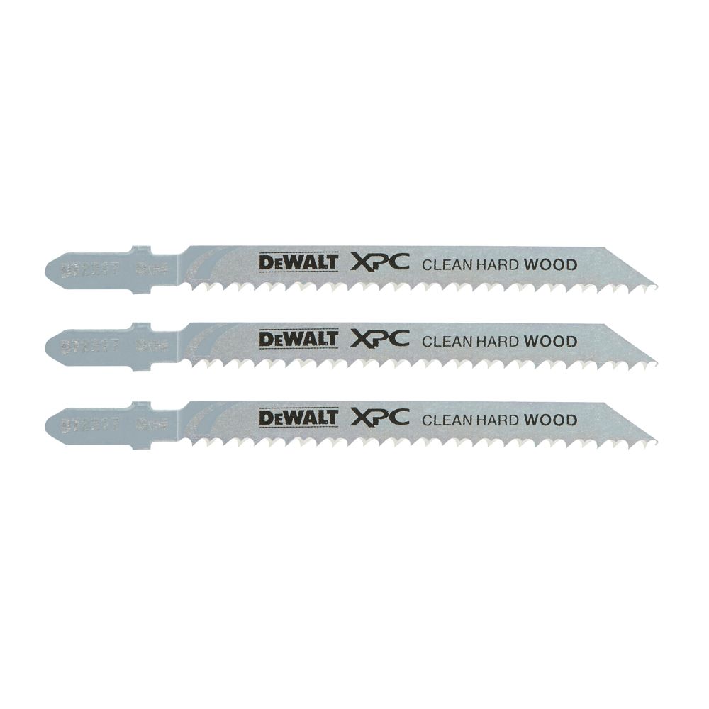 Пилка для лобзика DEWALT EXTREME PRECISION CUT DT2217, по дереву биметаллическая, BiM, 100 x 75 x 2.5 x 30 мм, T101BF, 3 шт.