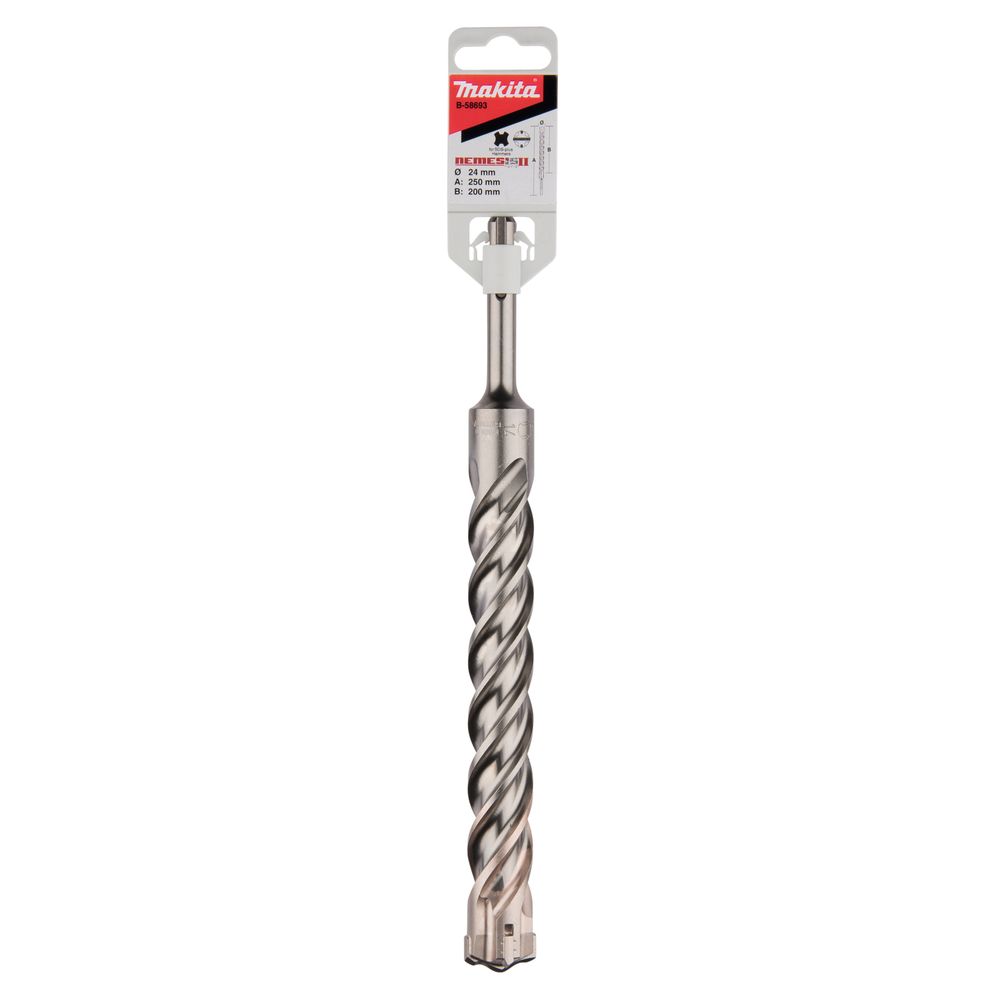 Бур Makita SDS-plus Nemesis II 24х200x250, B-58693