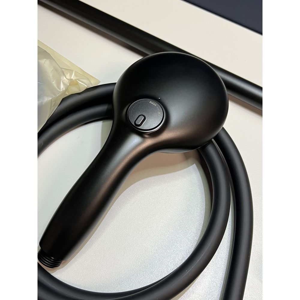 Душевая система GROHE Tempesta System 250 с термостатом для душа, матовый чёрный (266702431/U), уцененный товар