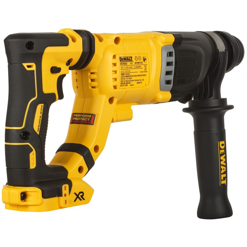 Аккумуляторный перфоратор DEWALT DCH263B, 20 В, 3 Дж, 4300 уд/мин, без АКБ и ЗУ (DCH263B-XJ)