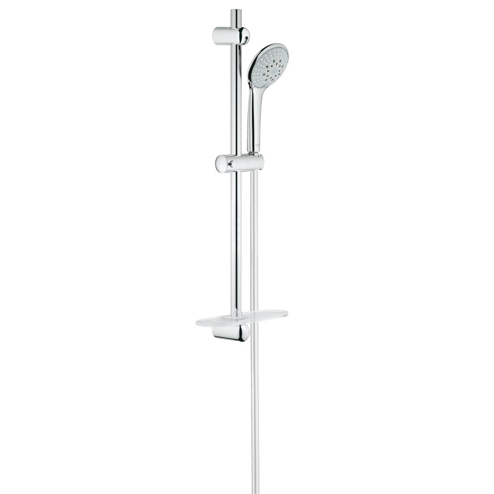 Душевой гарнитур GROHE Euphoria 110 Champagne с мыльницей, 3 режима струи, душевая штанга 600 мм, 17 л/мин, хром (27232001)