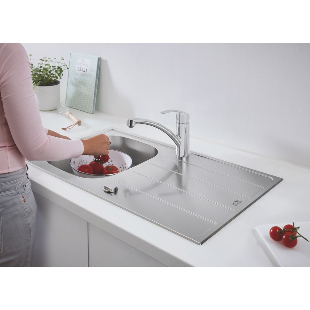 Мойка и смеситель для мойки GROHE K200, нержавеющая сталь (31565SD1)