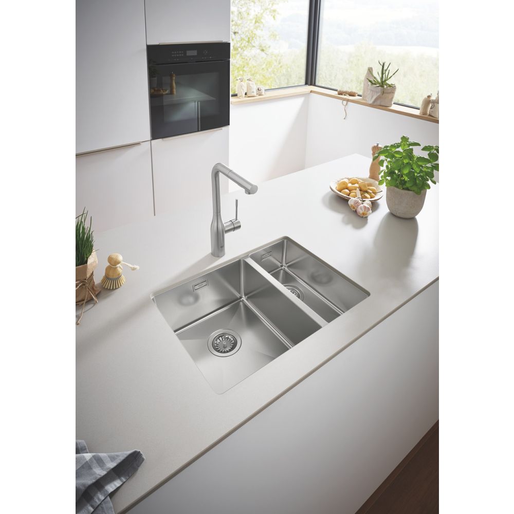 Мойка GROHE K700 Undermount, нержавеющая сталь (31577SD1)