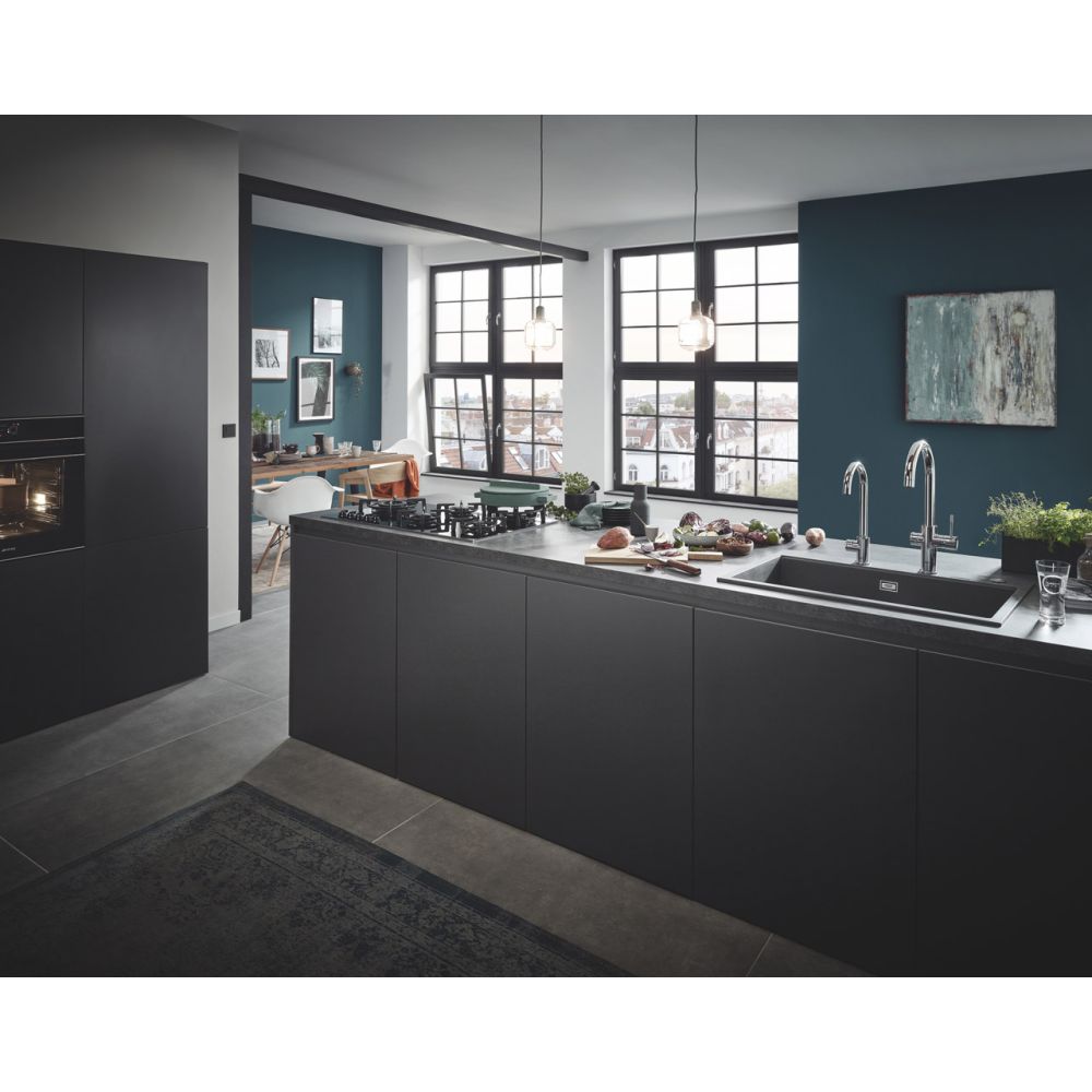 Мойка GROHE K700 с одной чашей, 780 x 510 мм, серый гранит (31652AT0)